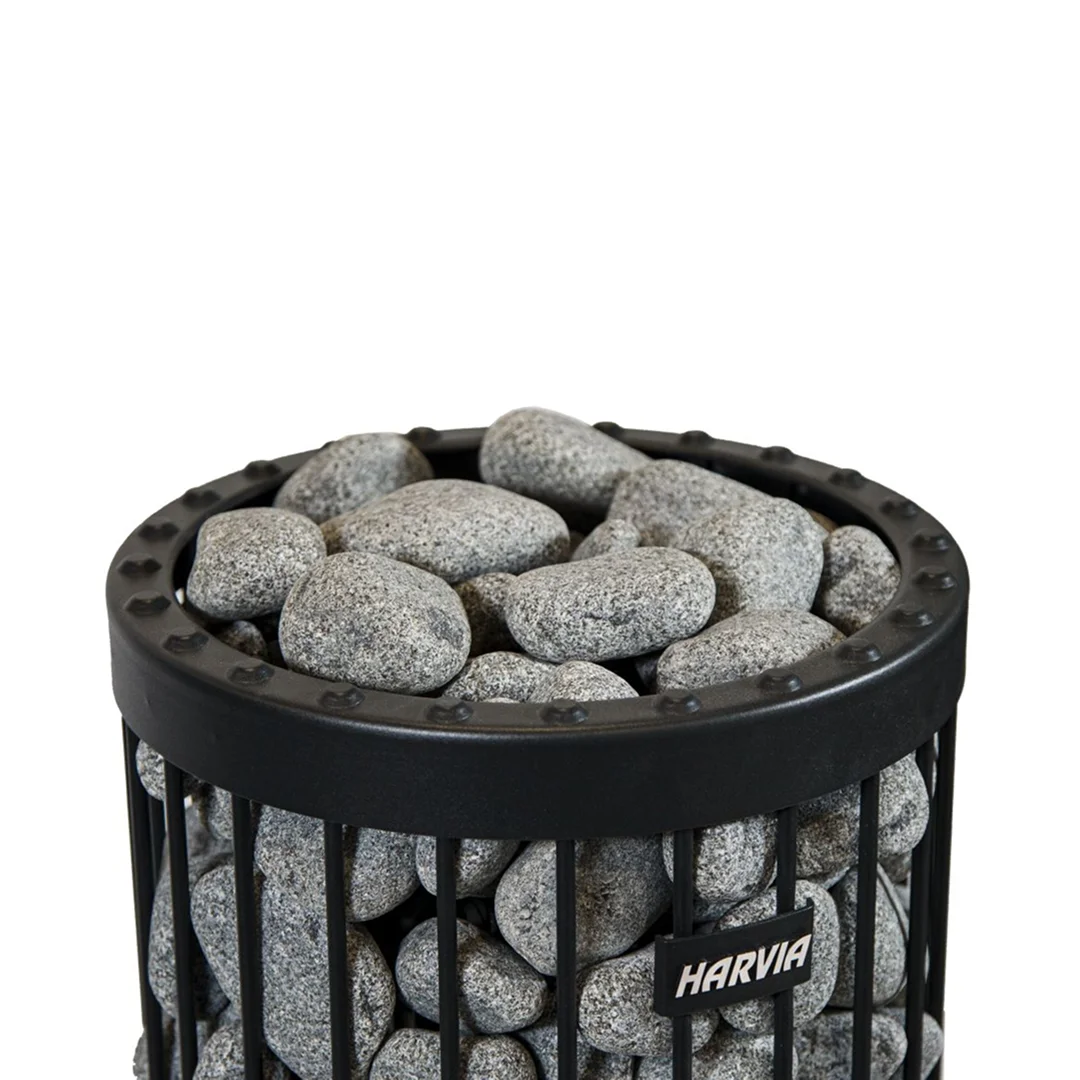Harvia Sauna Rocks 5-10cm – Box 15kg – Rounded (To Suit Spirit of Löyly) 5