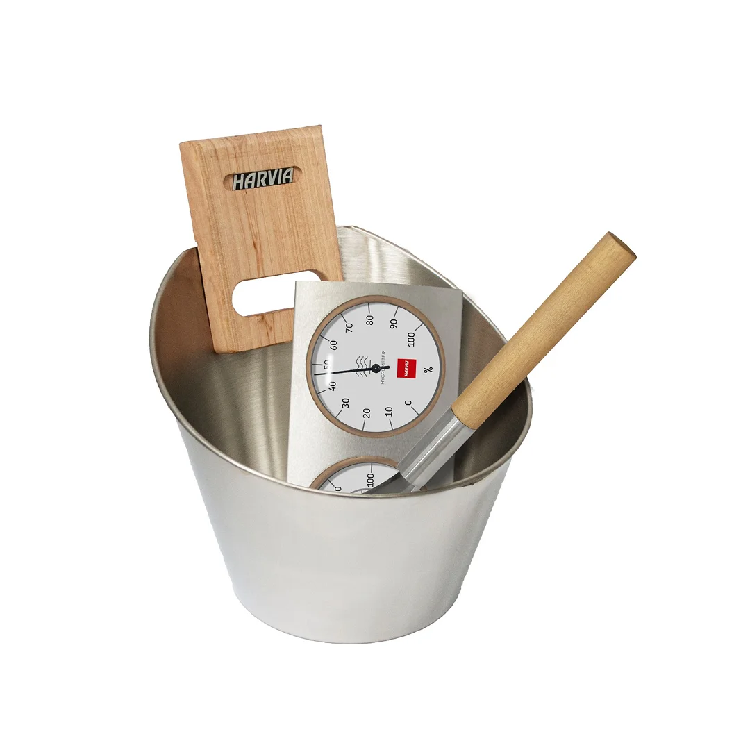 Sauna accessory Harvia sauna set Steel 1
