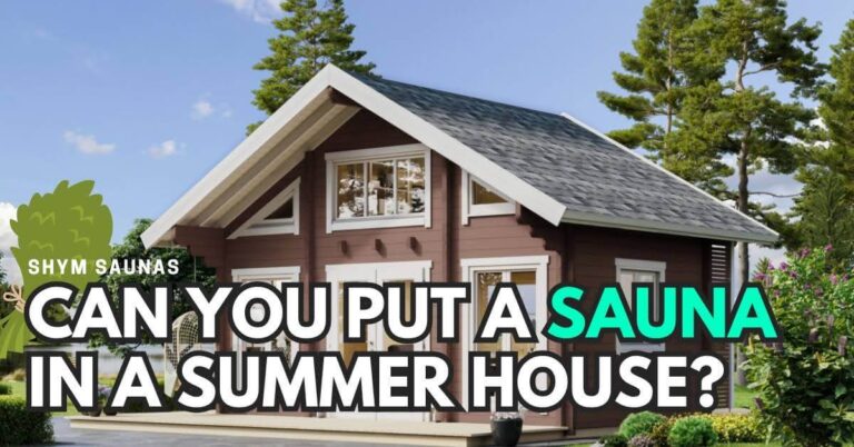 can you put a sauna in a summer house