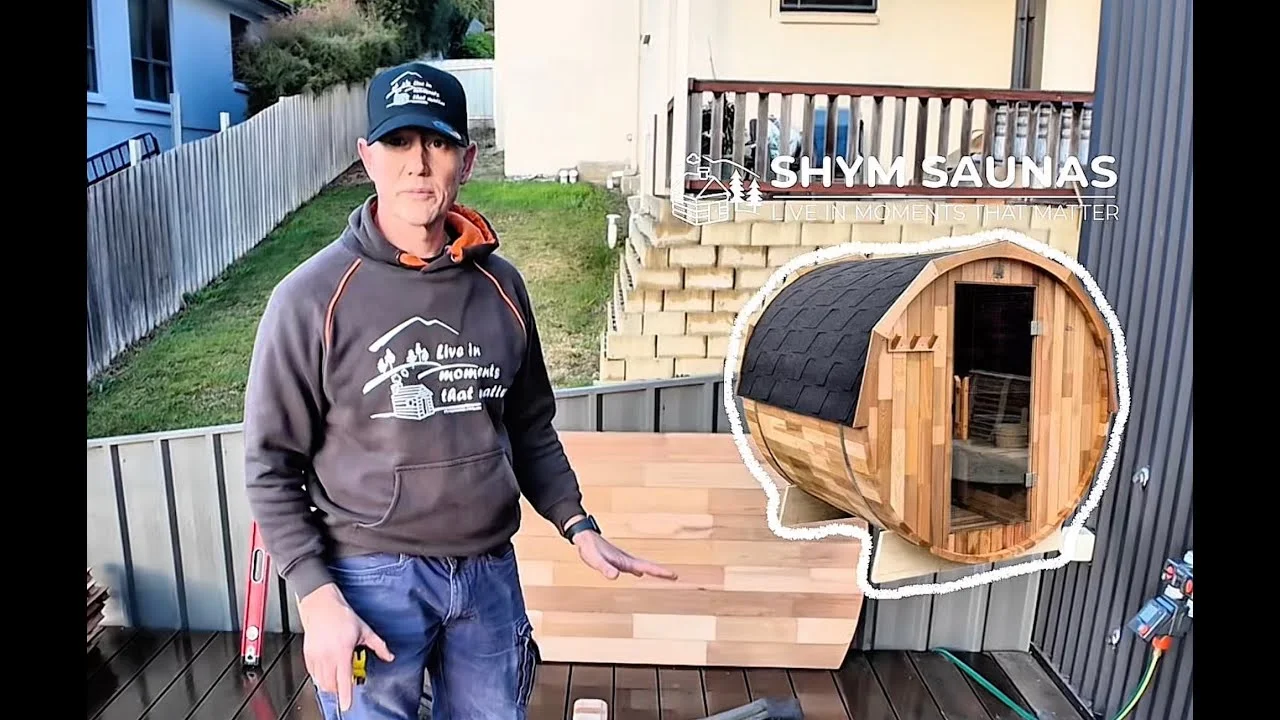 Assembly of 1.8m Barrel Sauna with Firewood heater