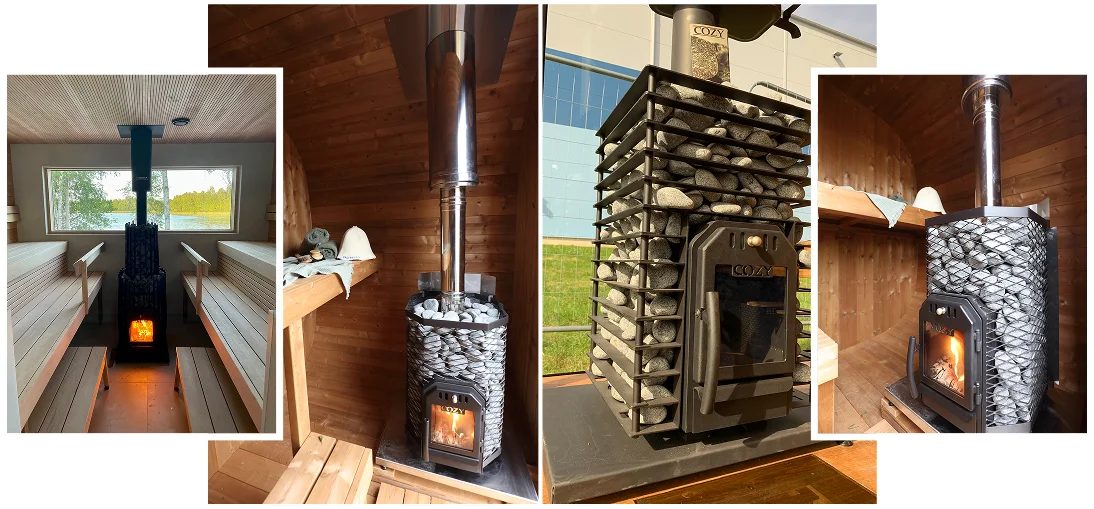 Cozy sauna heaters