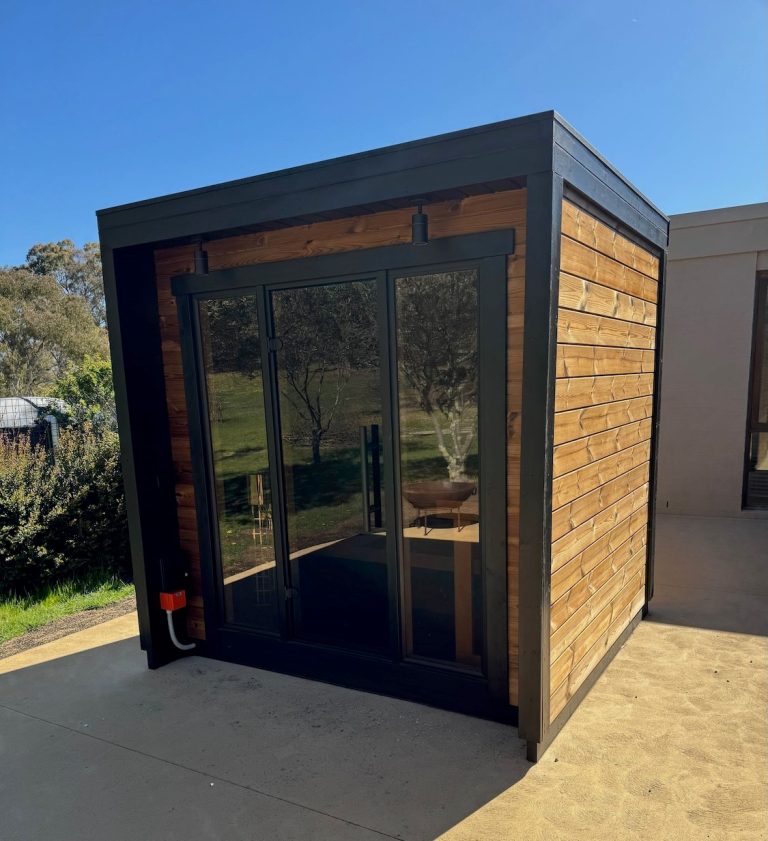 Outdoor Sauna Installation