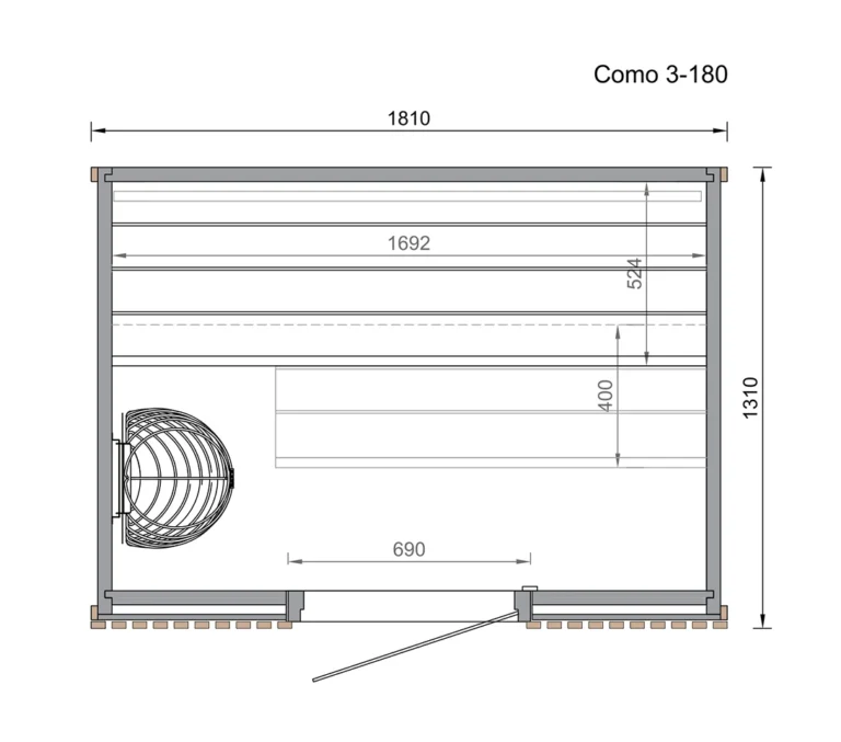 Leil® Como 3-180 Indoor Series Top