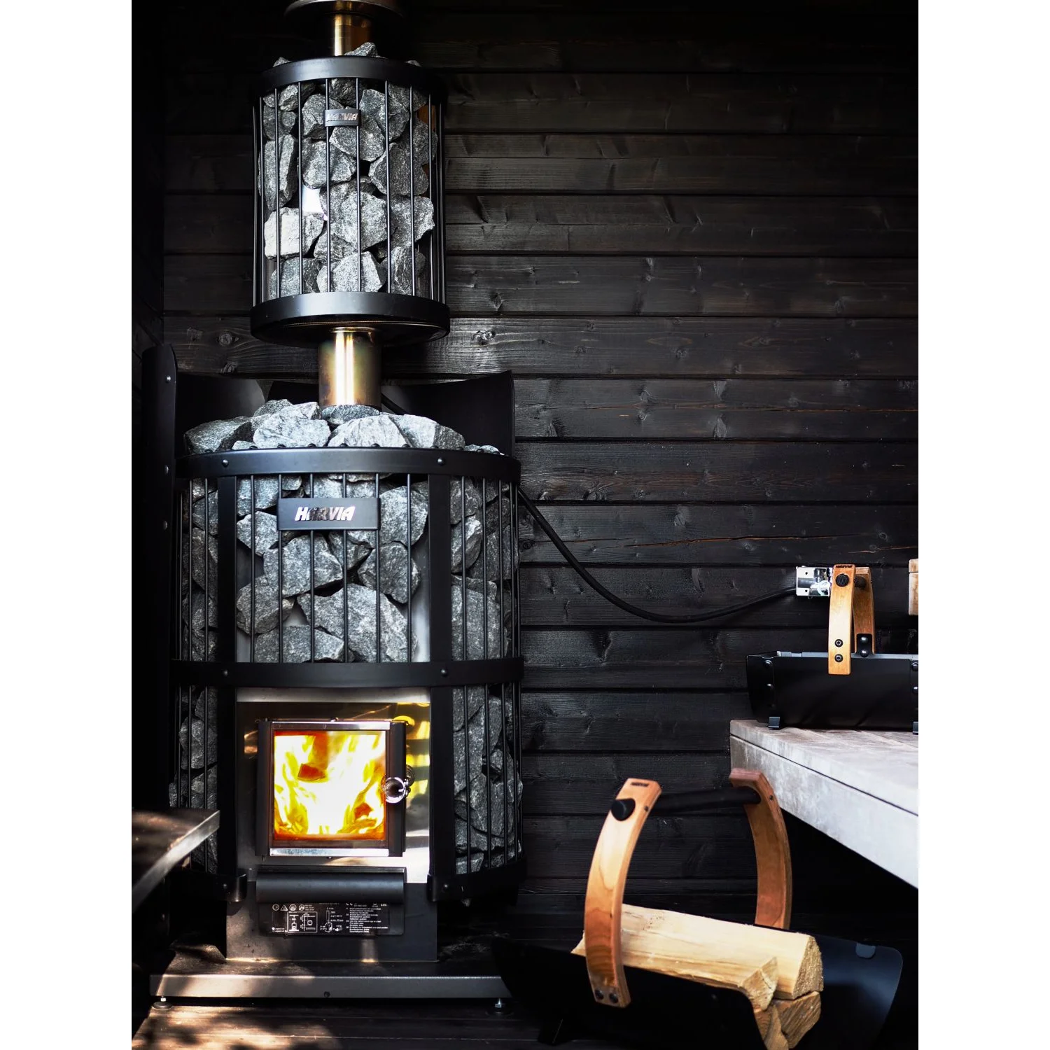 Wood burning heater Harvia Legend 240 BimSchV2 black