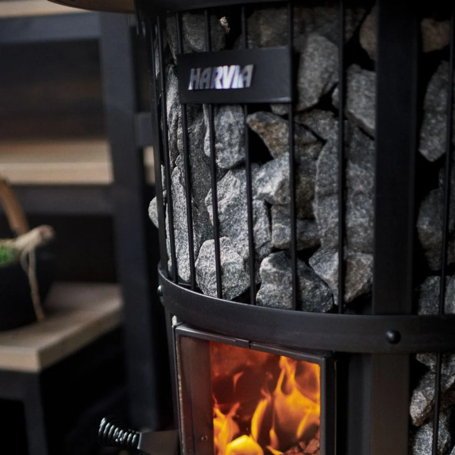 Wood burning heater Harvia Legend 240 GreenFlame black