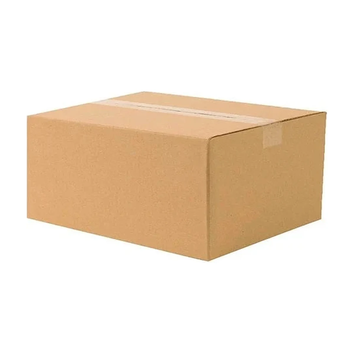 Plain cardboard shipping carton