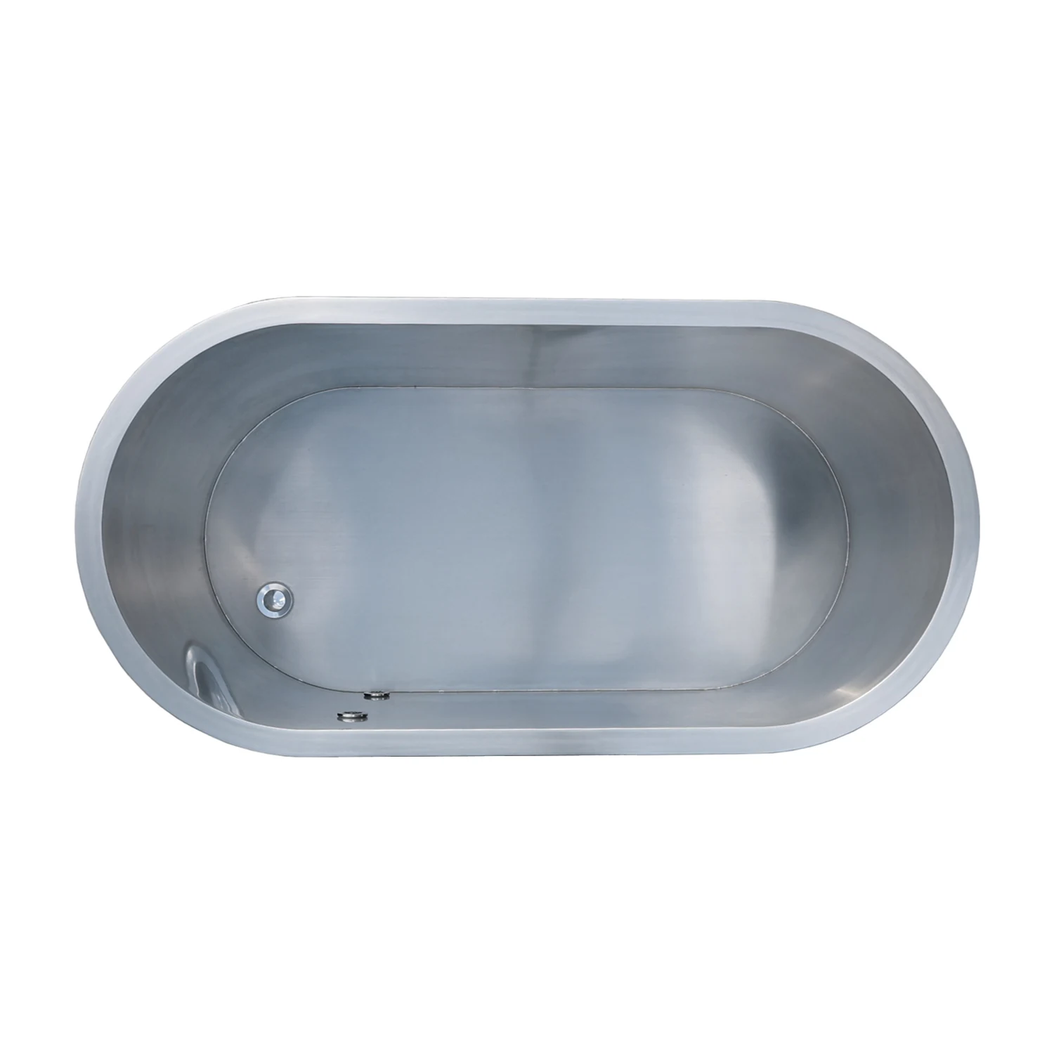Oval Cold Plunge Tub 304 Stainless Steel with Cover - Image 6
