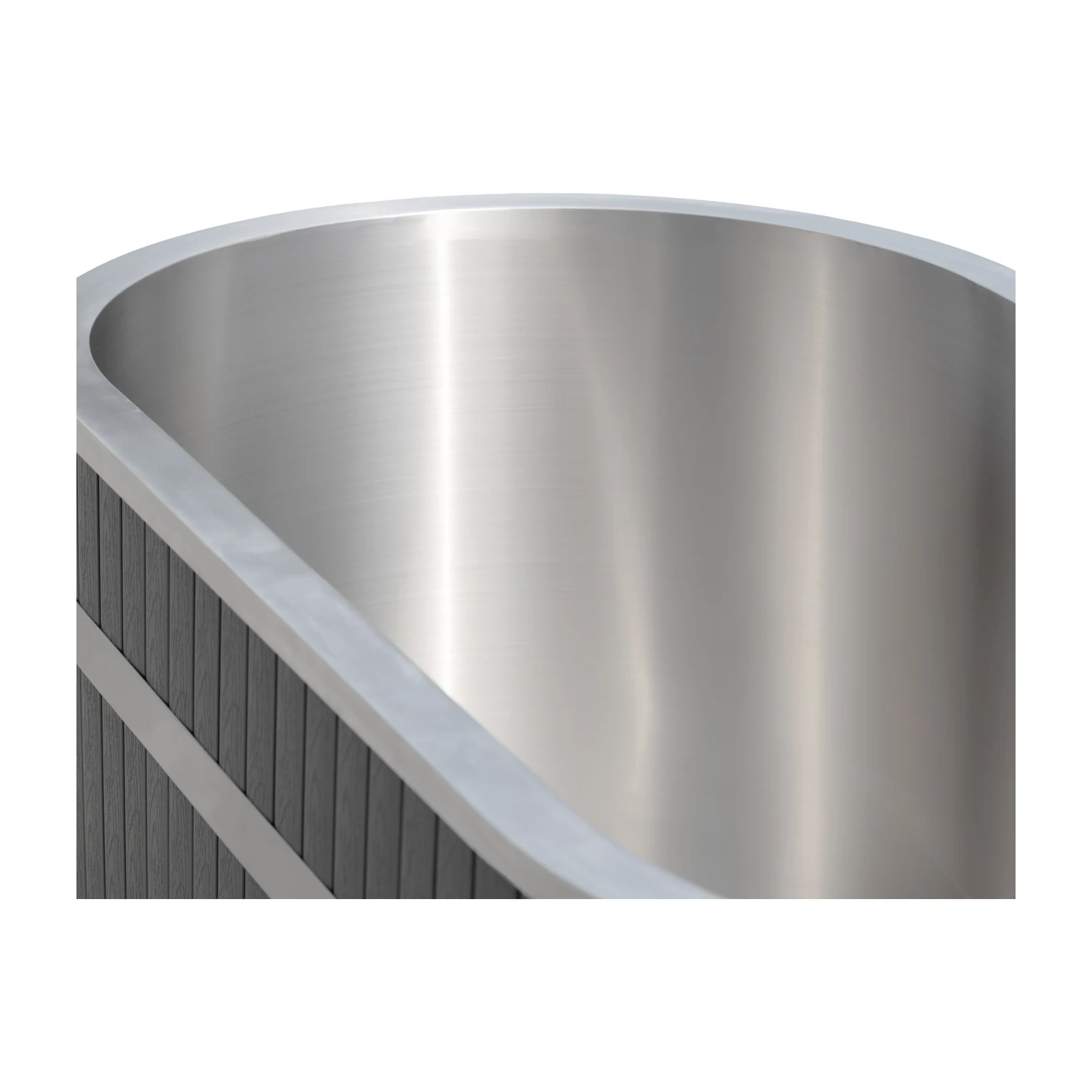 Oval Cold Plunge Tub 304 Stainless Steel with Cover - Image 7