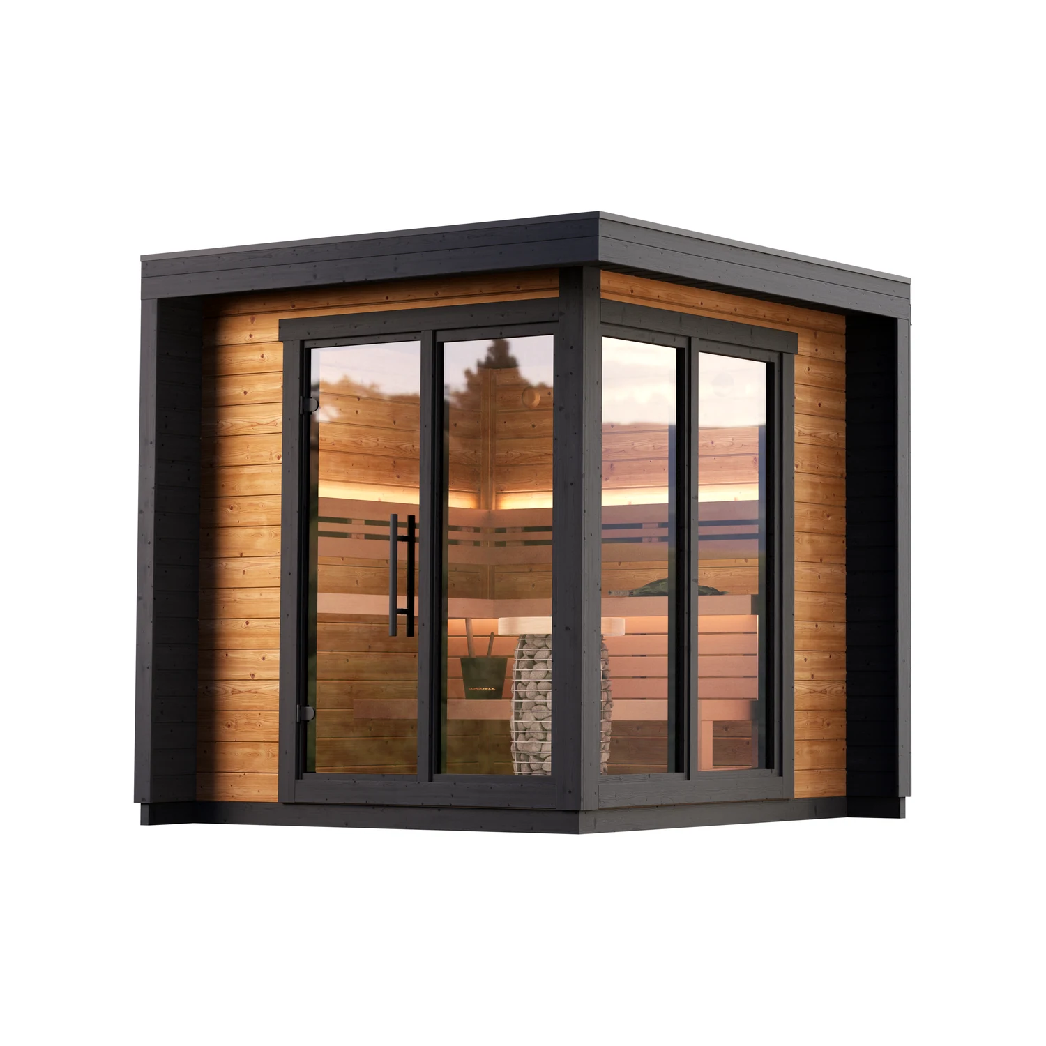 Leil Patio S outdoor sauna - exterior