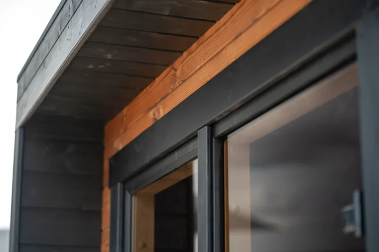 Leil Patio XXS outdoor sauna - exterior detail