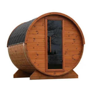 Leil® Lerra PURE (Up to 6 Person) MADE IN EUROPE Outdoor Barrel Sauna Thermo Pine