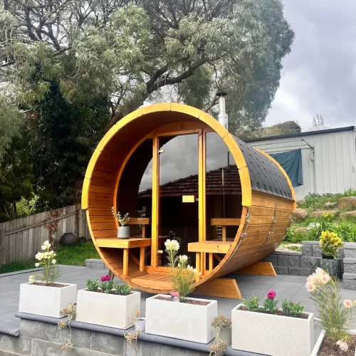Summit Barrel Sauna Installed in Trevallyn TAS