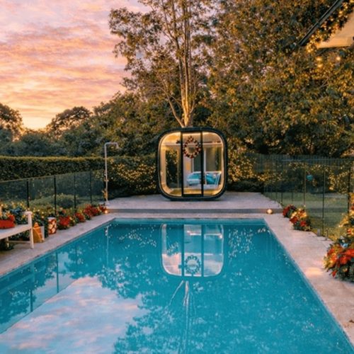 Serenity Round Cube Mini Sauna - West Pymble, NSW